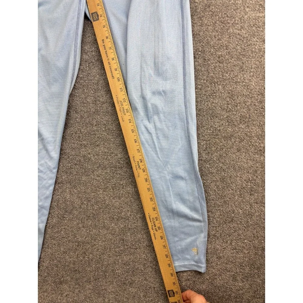 Mountain Hardwear Leggings Womens Large Blue Thermal Layer‎ Hiking Ski Made USA